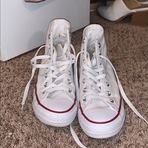 White High Top Converse